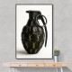 Saint Laurent Fashion Inspired Grenade Wall Art  